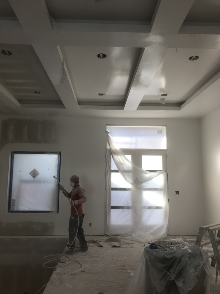 Painting work by LAROCK Construction