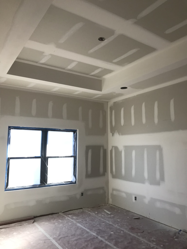 Drywall work by LAROCK Construction